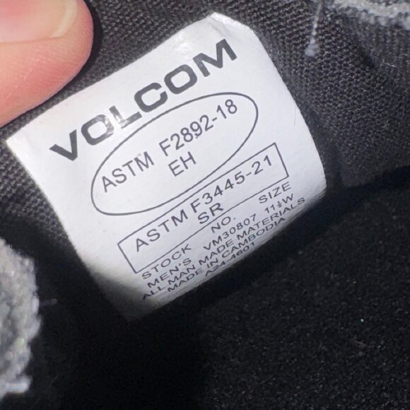 Volcom Men's Chill Slip On Composite Toe Safety Work Shoes Black Size 11.5W - Picture 11 of 13